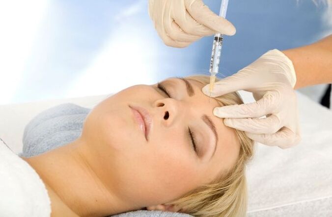An ozone injection
