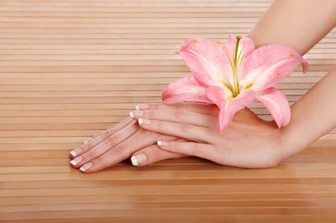 Beautiful female hands